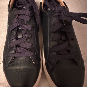 U.S. Polo Assn. Black Sneakers with Navy Laces